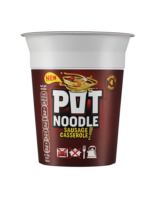 Pot Noodle - Sausage Casserole